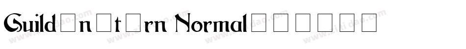 Guildenstern Normal字体转换